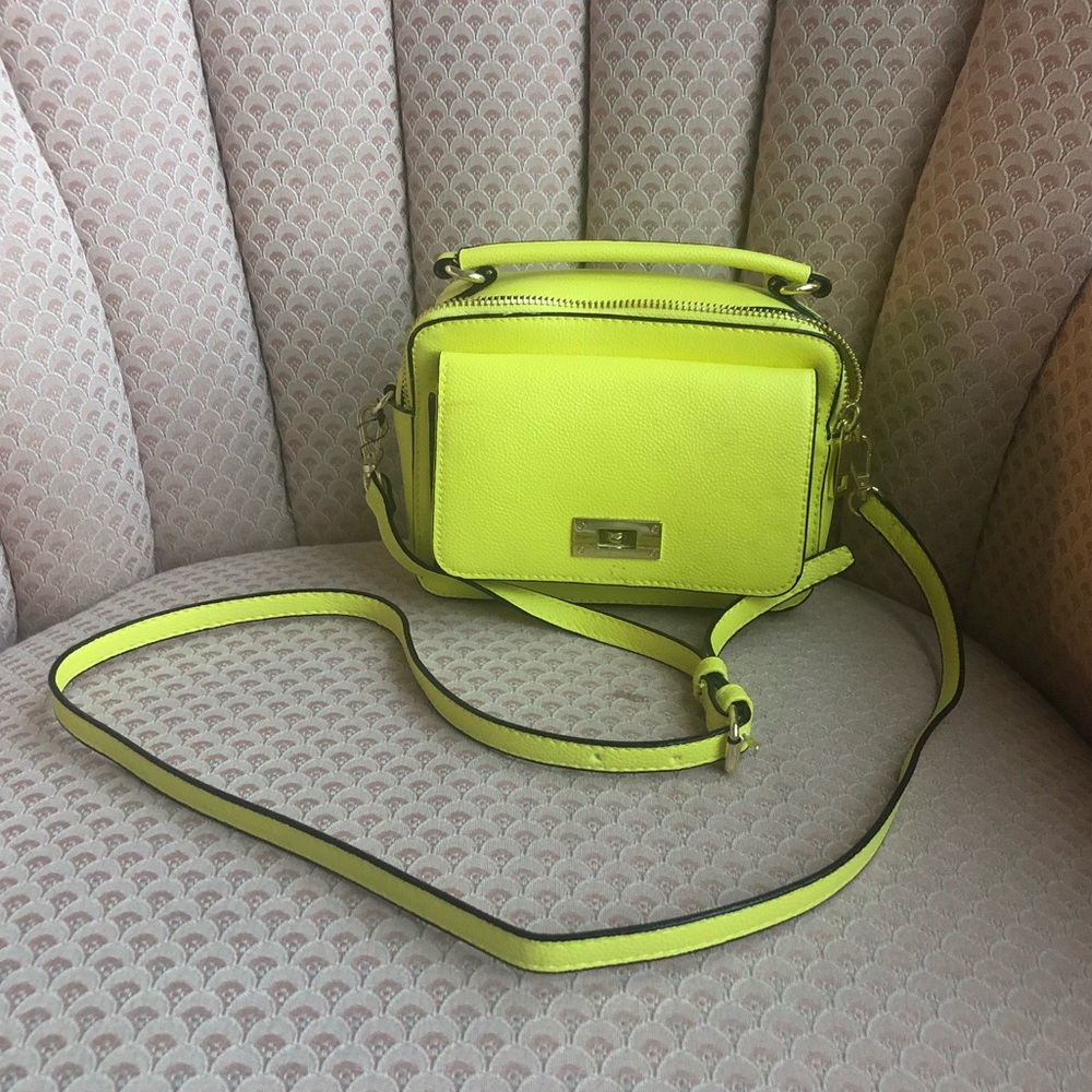 Neon crossbody camera bag